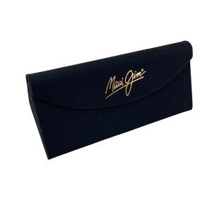 Maui Jim Eyeglass Case Black Flip Top Lens Cloth Flip Top Magnetic Sunglass